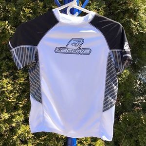 White Laguna Boy’s shortsleeved Rashguard